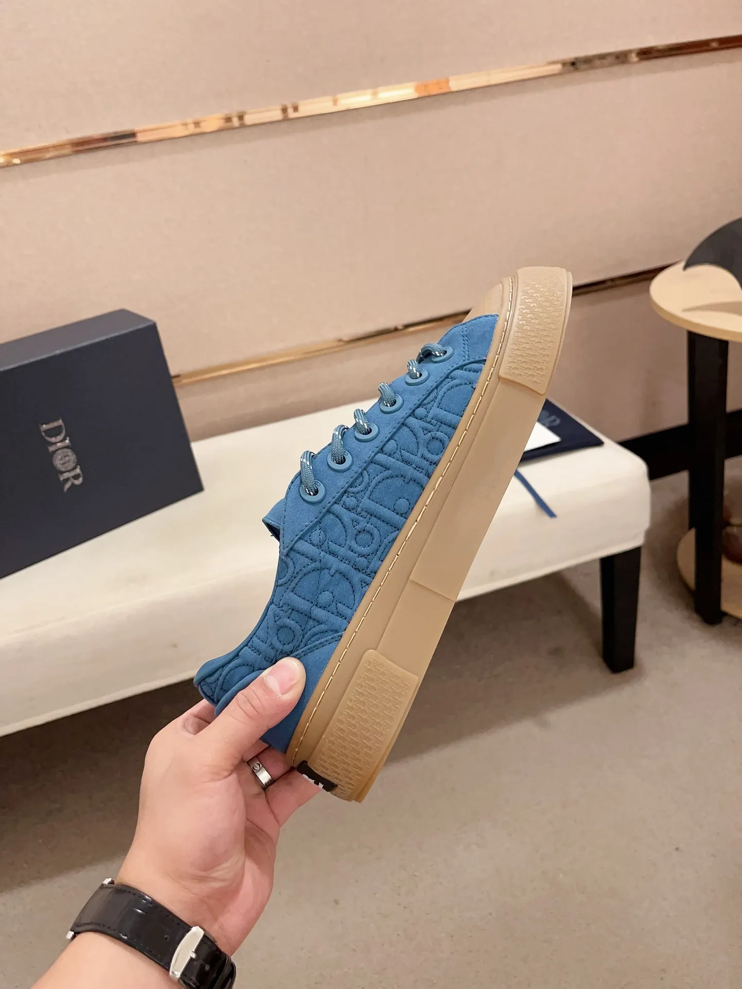 Men's shoes 💰: 680💰 [Dior·Dior] Top 🔍Couple model 💏🔍New casual sports style couple shoes, new four-season design, perfect workmanship, lace-up lazy style to create cabinet quality, upper: imported first-layer cowhide, sheepskin lining is soft and comfortable, ultra-light TPU wear-resistant outsole, simple, versatile fashion men's shoes, excellent color code number 35--44